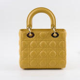 Christian Dior Small Lady Dior ABC Mustard